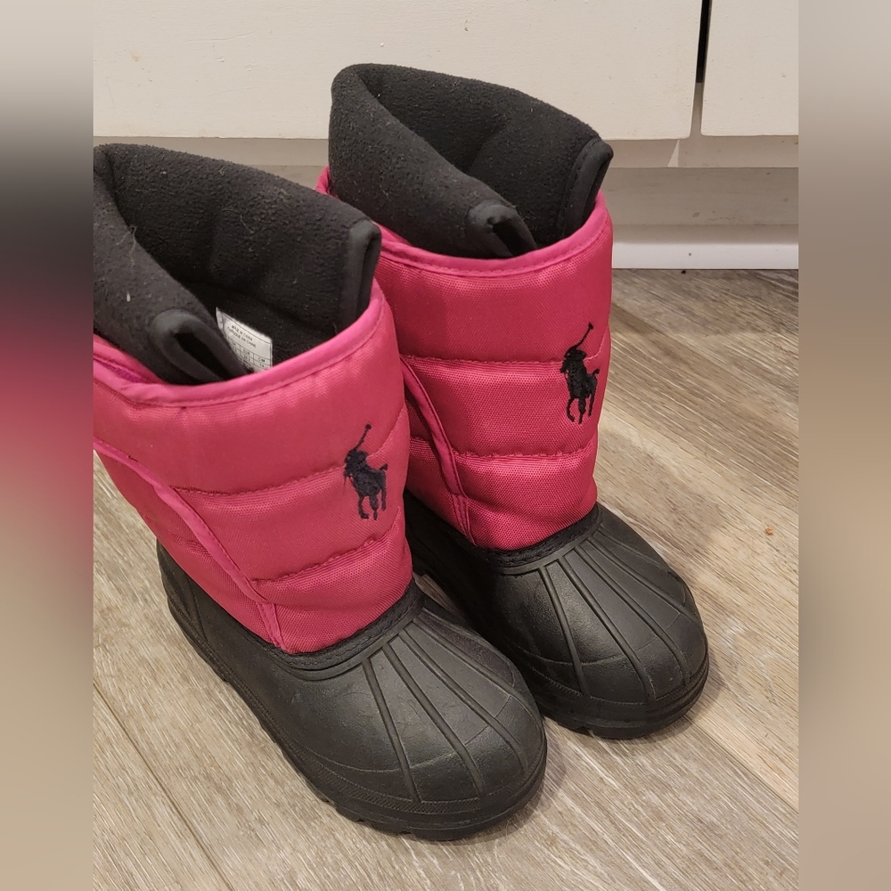 Ralph Lauren Girl's Snow Boots sz 8
